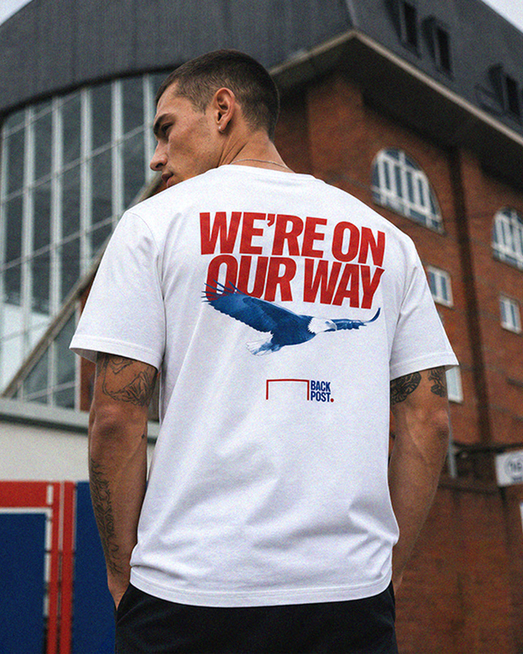 ON OUR WAY TEE WHITE