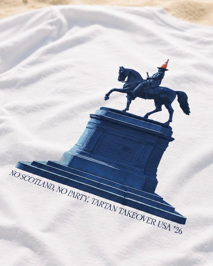 TARTAN TAKEOVER TEE
